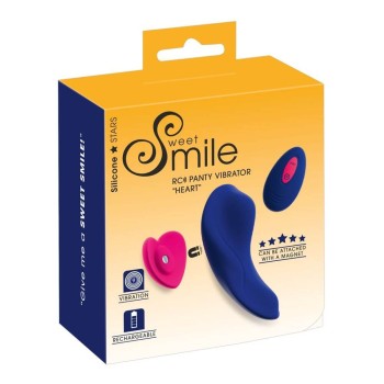 Sweet Smile RC Panty Vibrator mit Herz-Magneten