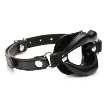Master Series - Juicy Lips Open Mouth Gag - Schwarz