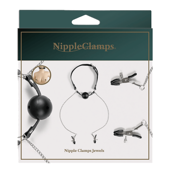 Virgite Nippelklemmen mit Ballknebel