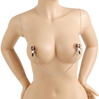 Virgite Nippelklemmen mit Kette