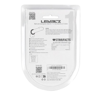 Levelz Multicolor Cockring Set 4er