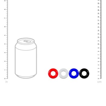 Levelz Multicolor Cockring Set 4er