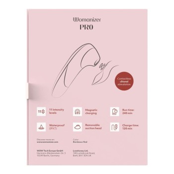 Womanizer Pulsator Pro Pleasure Air Technologie rot