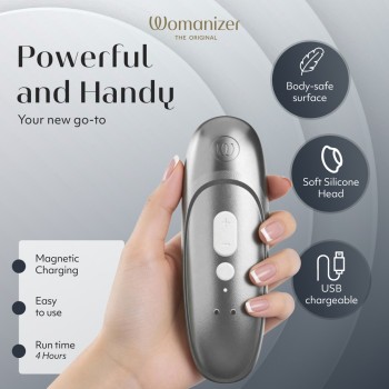 Womanizer Pulsator Pro Pleasure Air Technologie silber