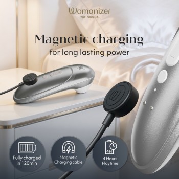 Womanizer Pulsator Pro Pleasure Air Technologie silber