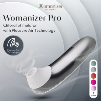Womanizer Pulsator Pro Pleasure Air Technologie silber
