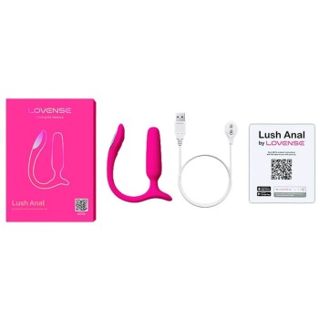 Lovense Lush Anal Bluetooth Remote Controlled Plug Vibrator