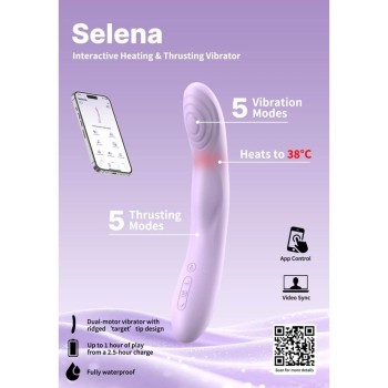 SVAKOM Selena Heating & Thrusting Vibrator