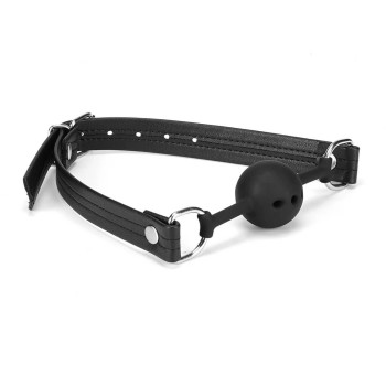 Liebe Seele - Black Bond Leather Ball Gag