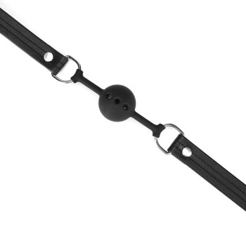 Liebe Seele - Black Bond Leather Ball Gag
