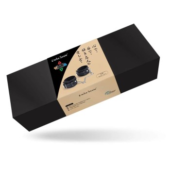 Liebe Seele - Black Bond Leder-Fußfesseln