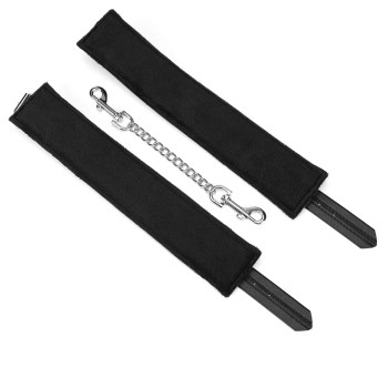 Liebe Seele - Black Bond Leder-Fußfesseln