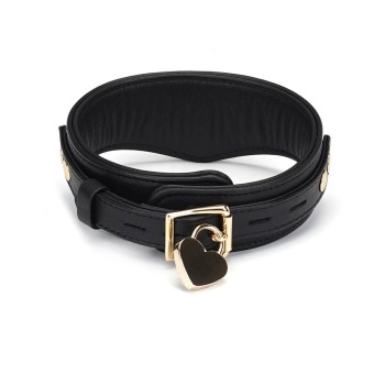 Liebe Seele - Dark Secret Curved Leder-Halsband