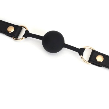 Liebe Seele - Dark Secret Leather Ball Gag