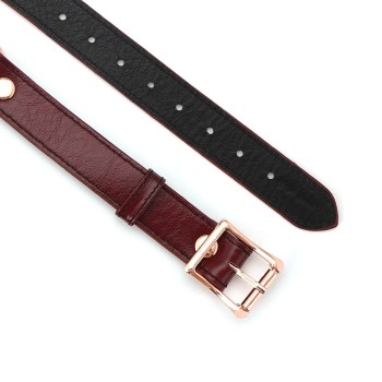 Liebe Seele - Wine Red Leather Ball Gag