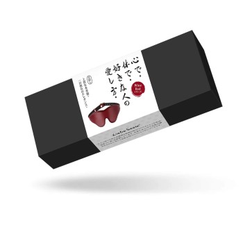 Liebe Seele - Wine Red Leather Blindfold