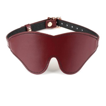 Liebe Seele - Wine Red Leather Blindfold