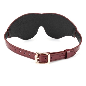 Liebe Seele - Wine Red Leather Blindfold