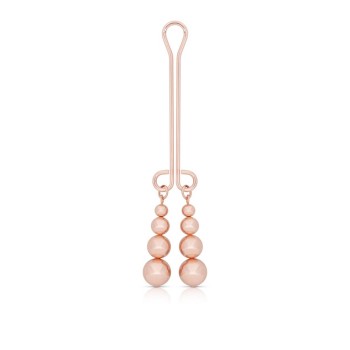 Rosy Gold Clitoris Clamp - Klitoris-Klemme mit Gewichten