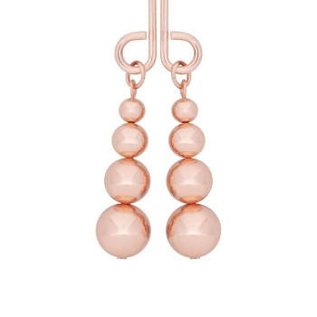 Rosy Gold Clitoris Clamp - Klitoris-Klemme mit Gewichten