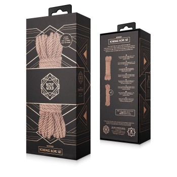Rosy Gold - Nouveau Luxus Bondage Rope Set