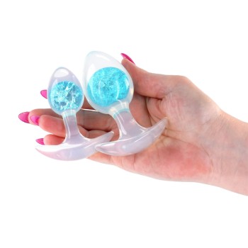 NS Novelties Cosmic Glams Plug Set blau