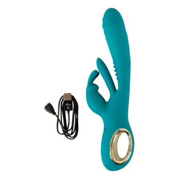 Sweet Smile Rabbit Vibrator with Thrust Function and G-Spot Stimulation