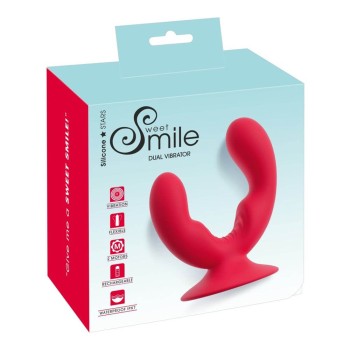 Sweet Smile Rabbit Dual Vibrator rot