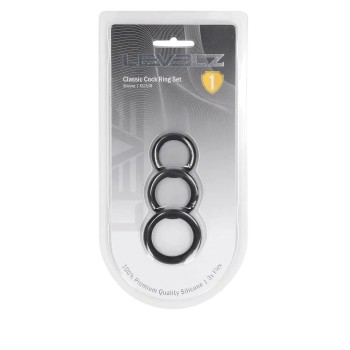 Levelz Silikon Cockring Set – 3er Penisringe XS/S/M