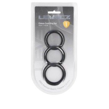 Levelz Silikon Cockring Set - 3er Penisringe L/XL/XXL