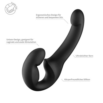 Fun Factory SHARE LITE Doppeldildo in schwarz