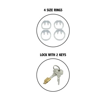 Hidden Desire - Control Cock Cage - Peniskäfig X-Short