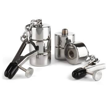 Mr. Steel - Aligator Nippelklemmen mit Gewichten