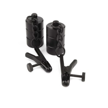 Mr. Steel - Tingling Nippelklemmen mit Gewichten