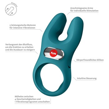 Fun Factory NOS PRO Green Vibro-Penisring