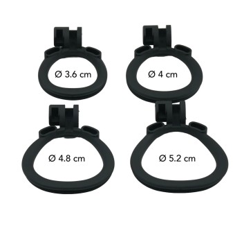 Hidden Desire Cock Cage - Penis Prison Short Black