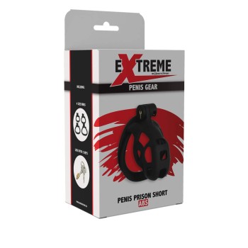 Hidden Desire Cock Cage - Penis Prison Short Black