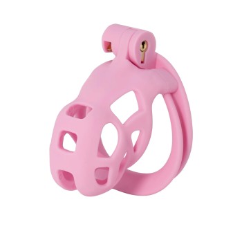 Hidden Desire Cock Cage - Penis Prison Short Pink