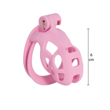 Hidden Desire Cock Cage - Penis Prison Short Pink