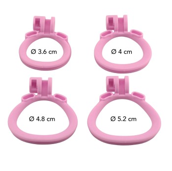 Hidden Desire Cock Cage - Penis Prison Short Pink