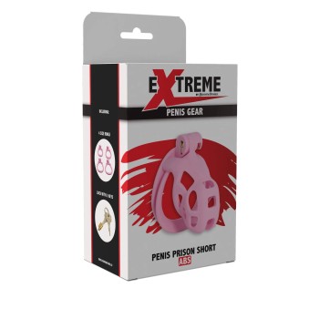 Hidden Desire Cock Cage - Penis Prison Short Pink