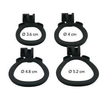 Hidden Desire Cock Cage - Penis Prison X-Short Black