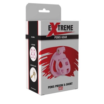 Hidden Desire Cock Cage - Penis Prison X-Short Pink