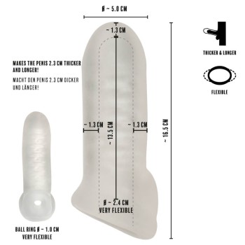 Rebel Thickening Sleeve with Ball Ring Size M