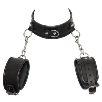 Zado Hals- und Handfessel aus Leder