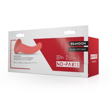 No-Parts Brandon - Strap-on Silikon Dildo Rot