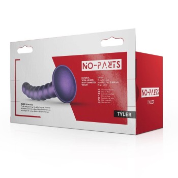 No-Parts Tyler - Pegging Silikon Dildo Purple | Strap-on