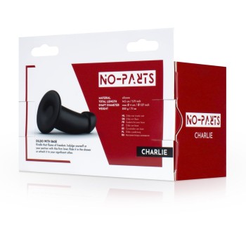 No-Parts Charlie - Pegging Silikon Dildo Black | Strap-on