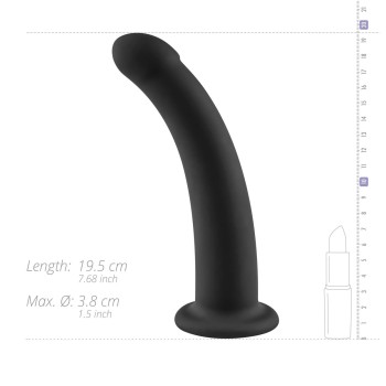 No-Parts Parker - Pegging Silikon Dildo Black | Strap-on