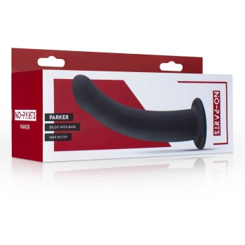 No-Parts Parker - Pegging Silikon Dildo Black | Strap-on